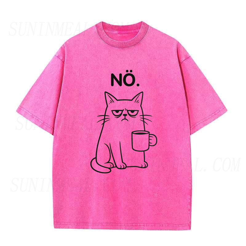 I Said NO Cat Coffee Lover Tee