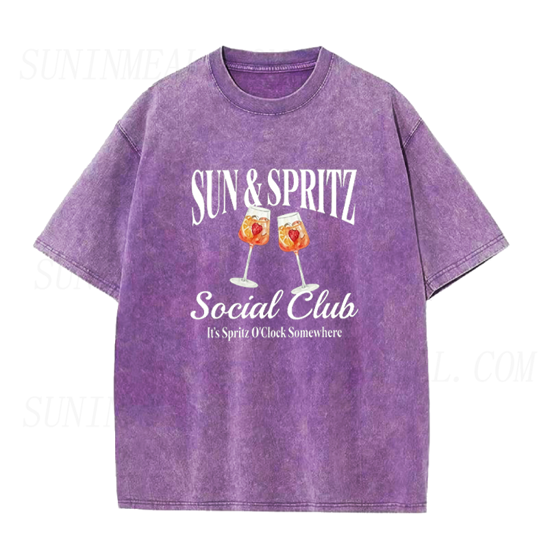 Sun & Spritz Social Club Unisex Tee