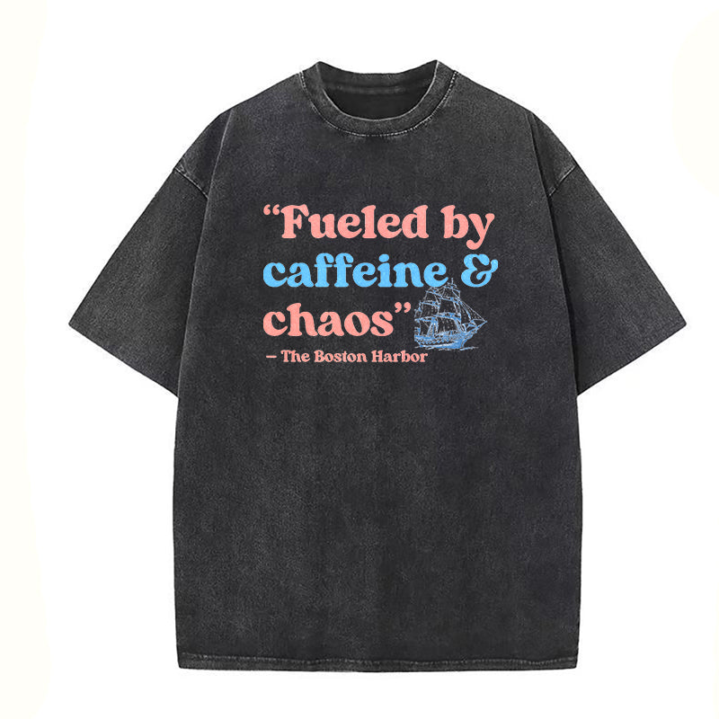 Fueled By Caffeine and Chaos Unisex Tee