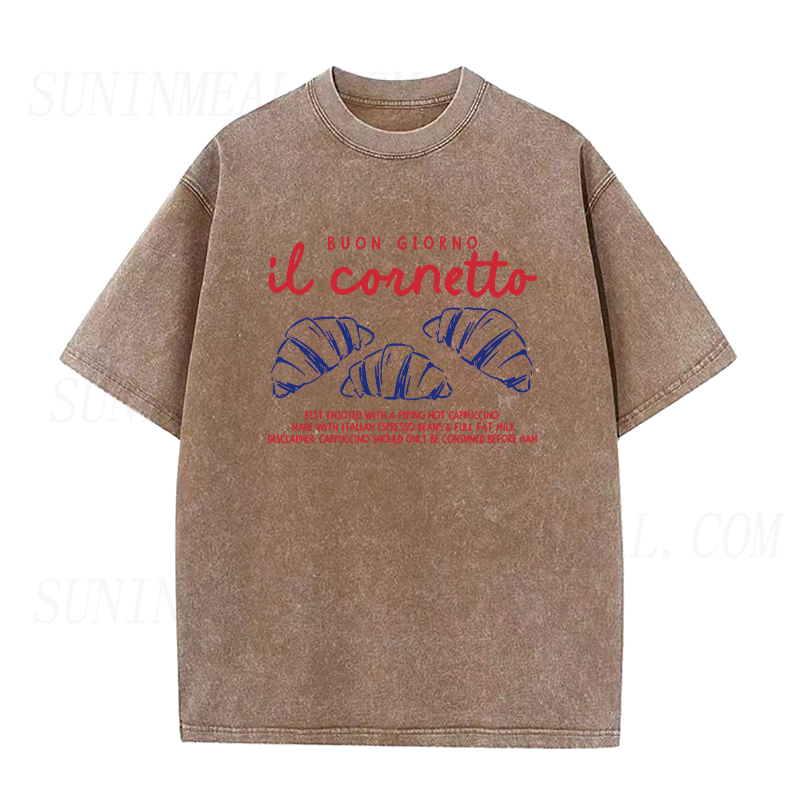 Buon Giorno Cornetto & Cappuccino Unisex Tee
