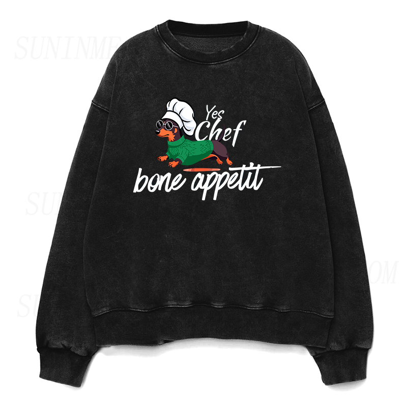 Yes Chef Dog Unisex Crewneck Sweatshirt