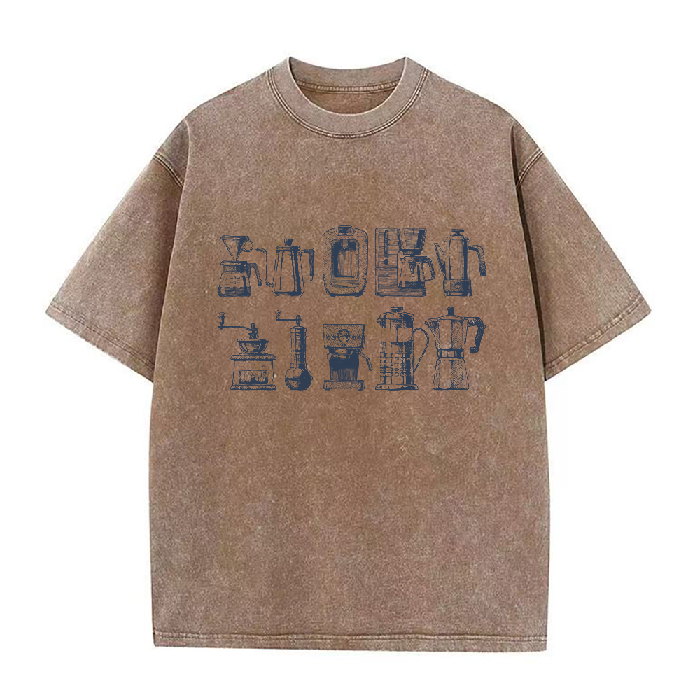 コーヒーポスター ユニセックスTシャツ