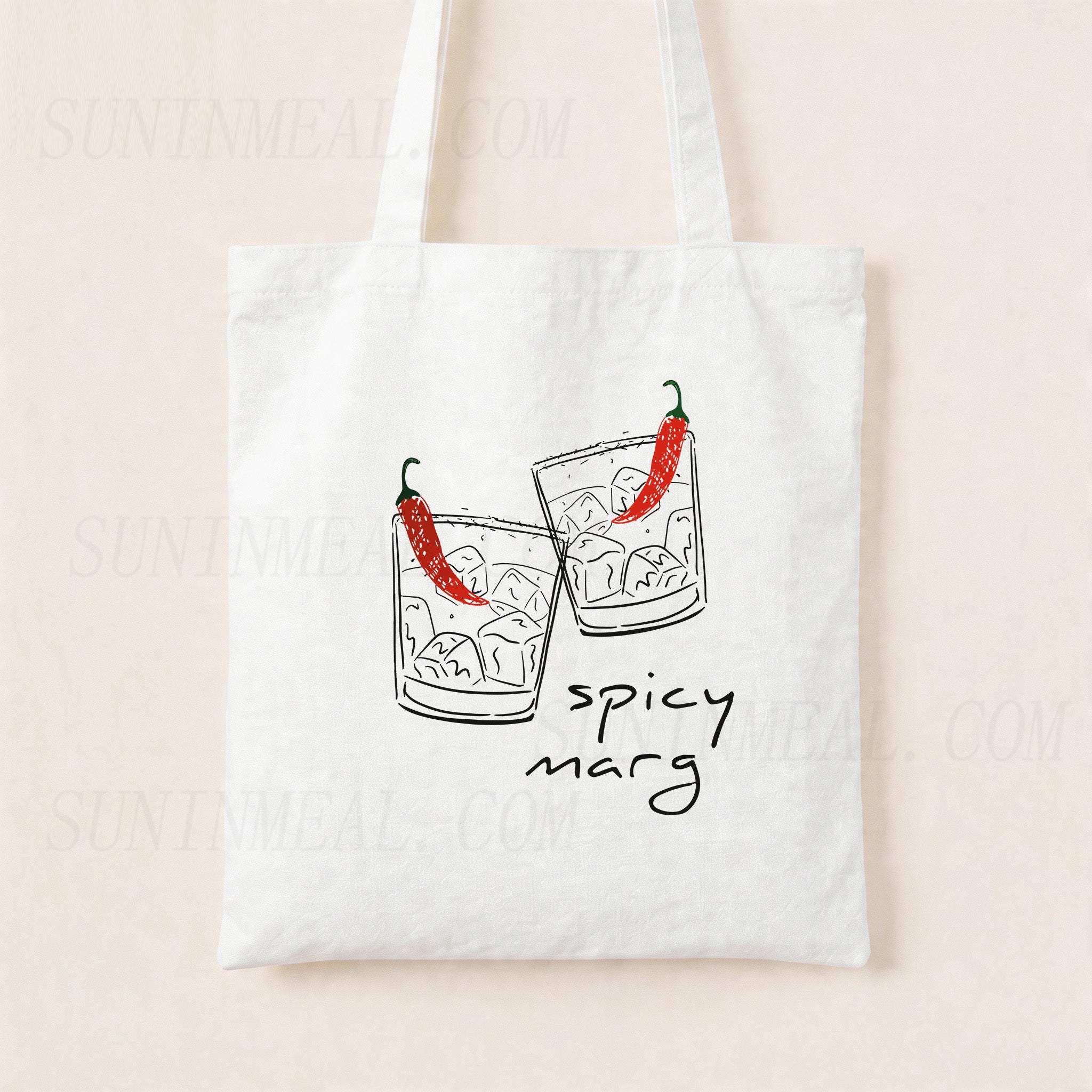 Spicy Marg Canvas Tote Bag