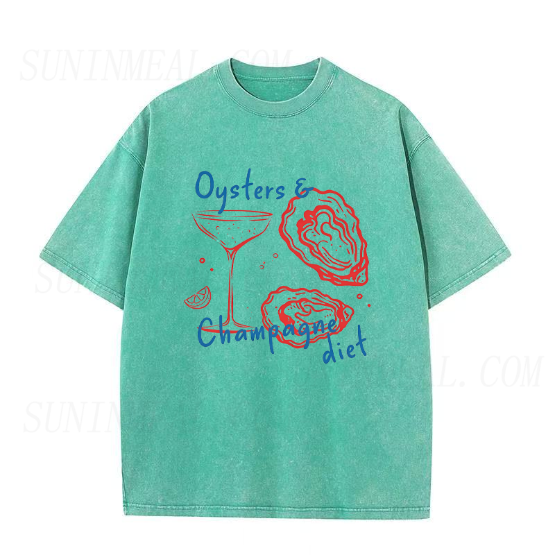 Oysters and Champagne Unisex Tee