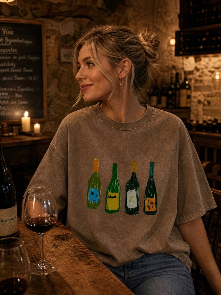 Wine Bottles Unisex Tee