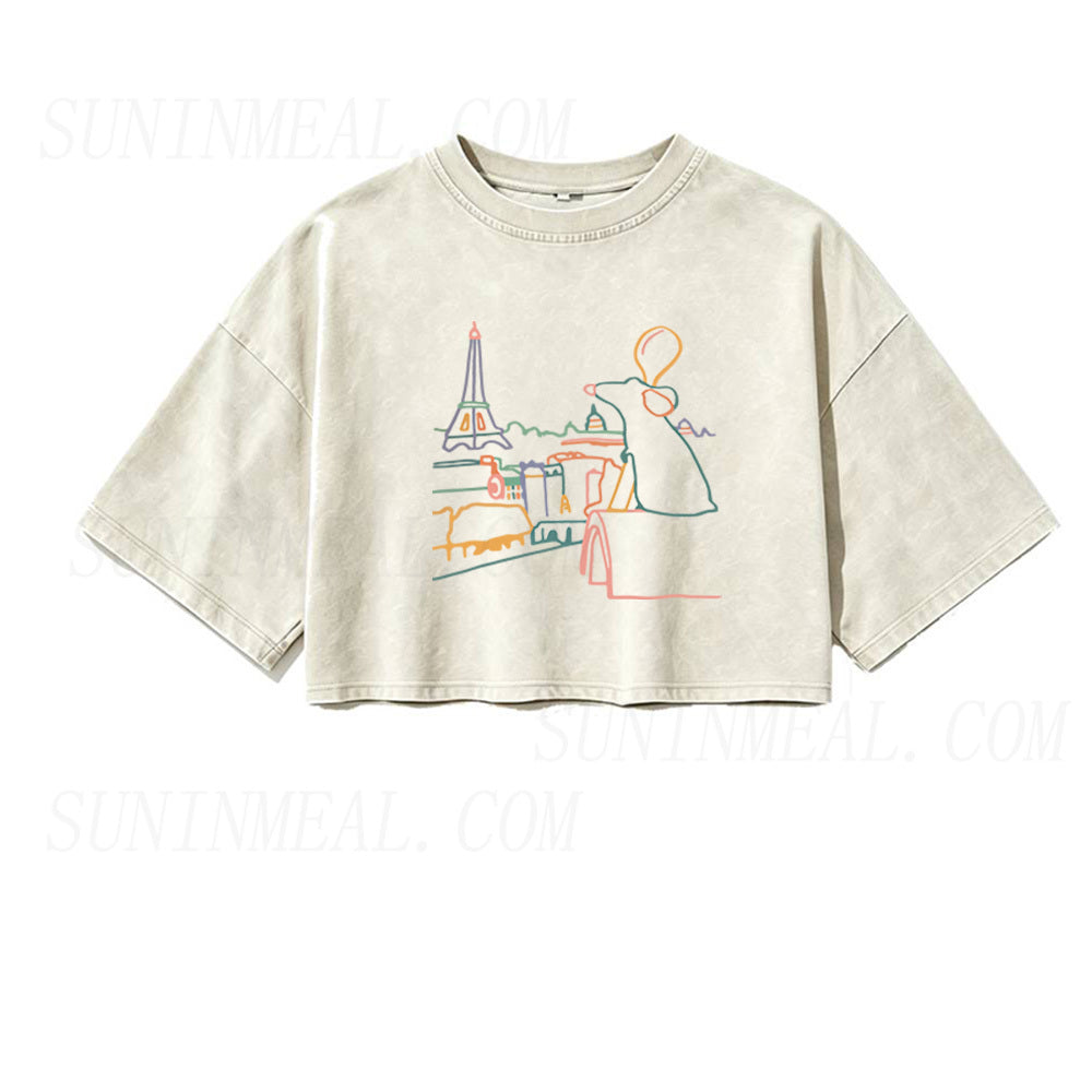 Little Chef Oversized Crop Tee