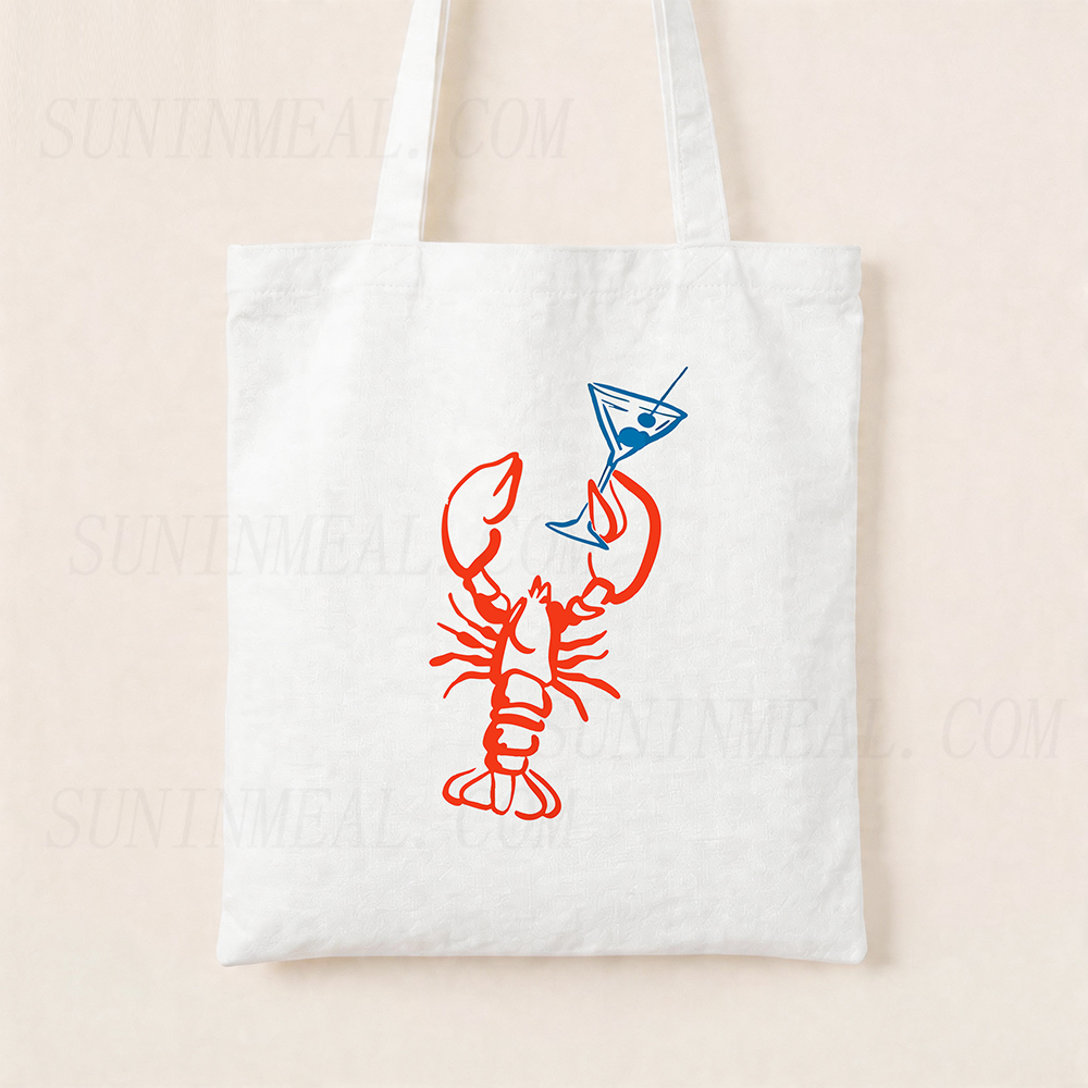 Lobster Martini Canvas Tote Bag