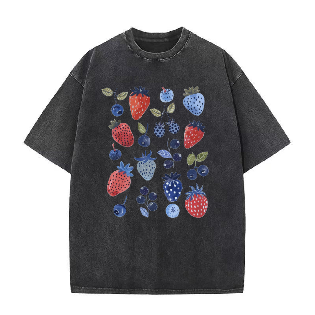 キュートなベリーのユニセックスTシャツ