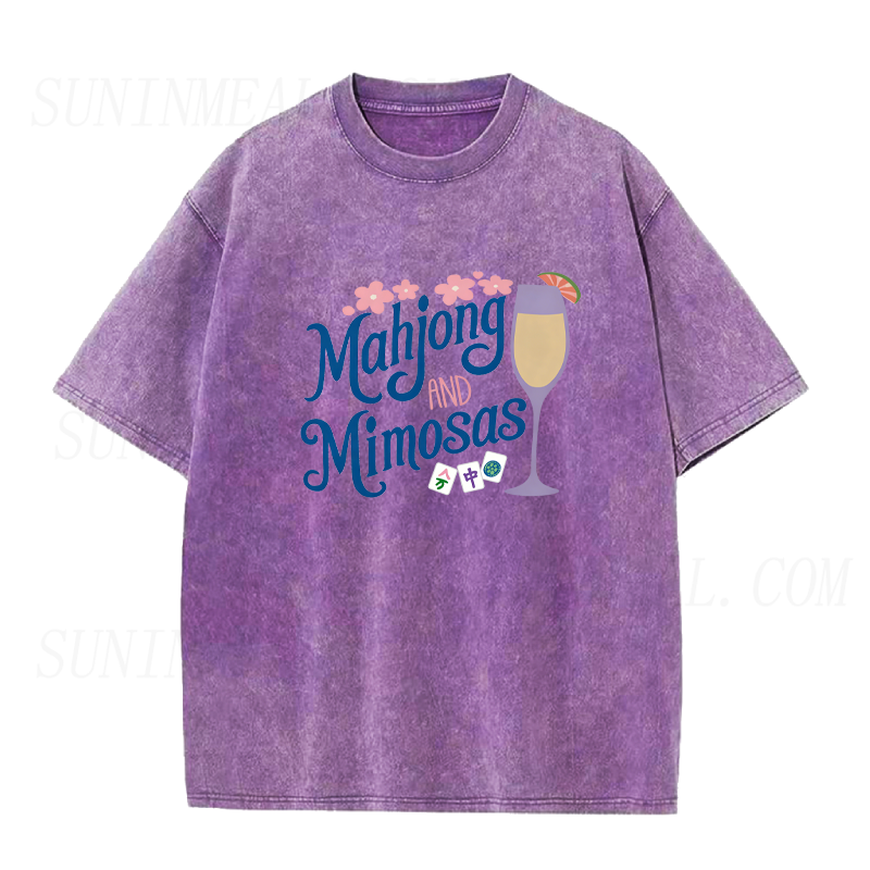 Mahjong & Mimosas Unisex Tee