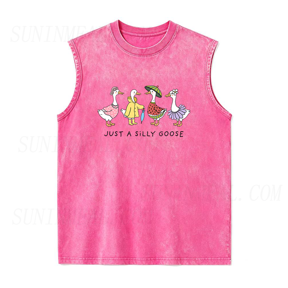 Just A Silly Goose Unisex Tank Top