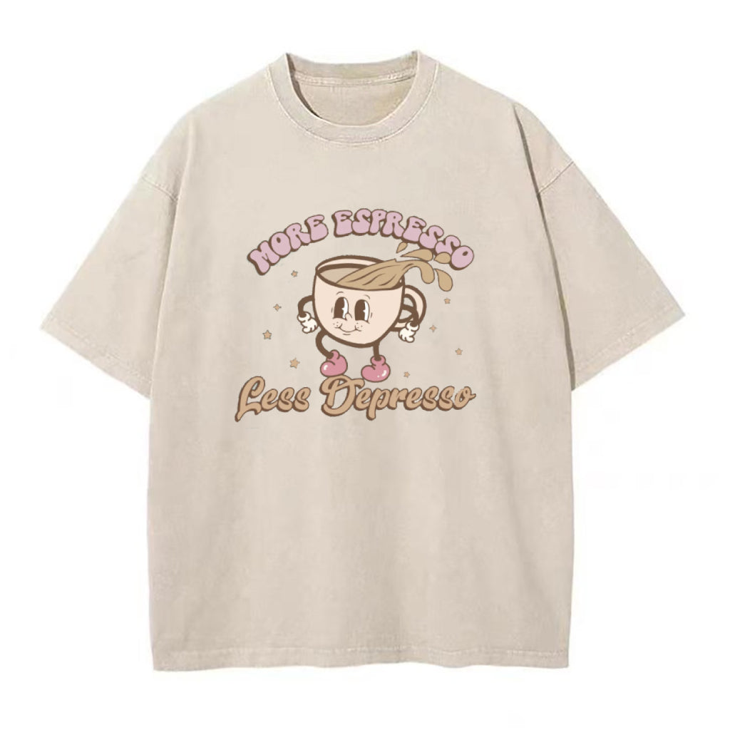 モア・エスプレッソ・レス・デプレッソ ユニセックスTシャツ