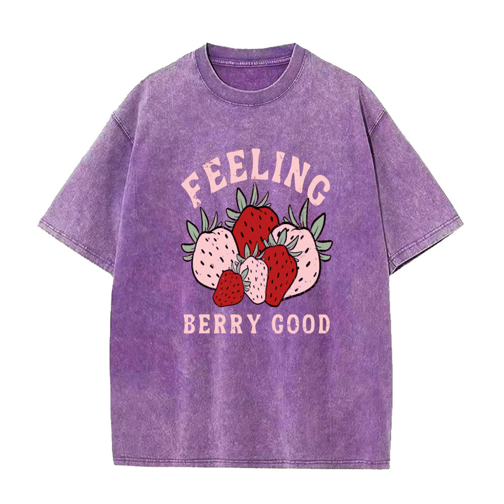 フィーリングベリーグッド ストロベリー ユニセックスTシャツ
