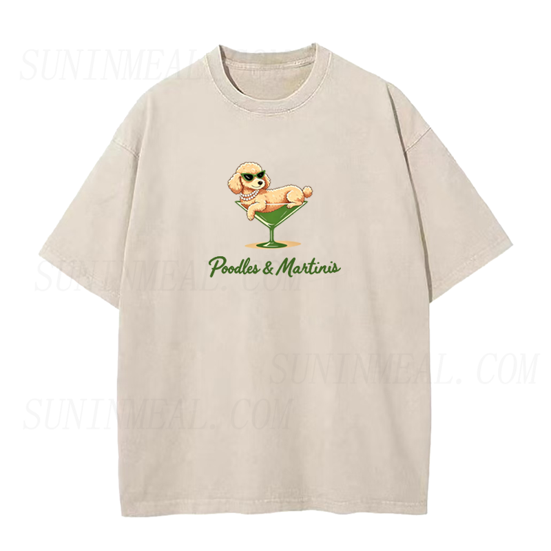 Poodles & Martinis Unisex Tee