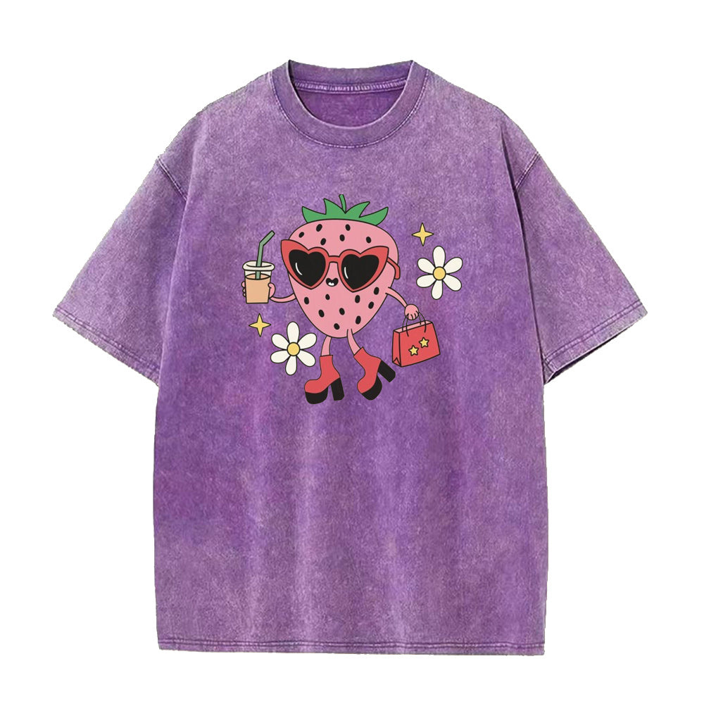 shopping Strawberry Unisex Tee