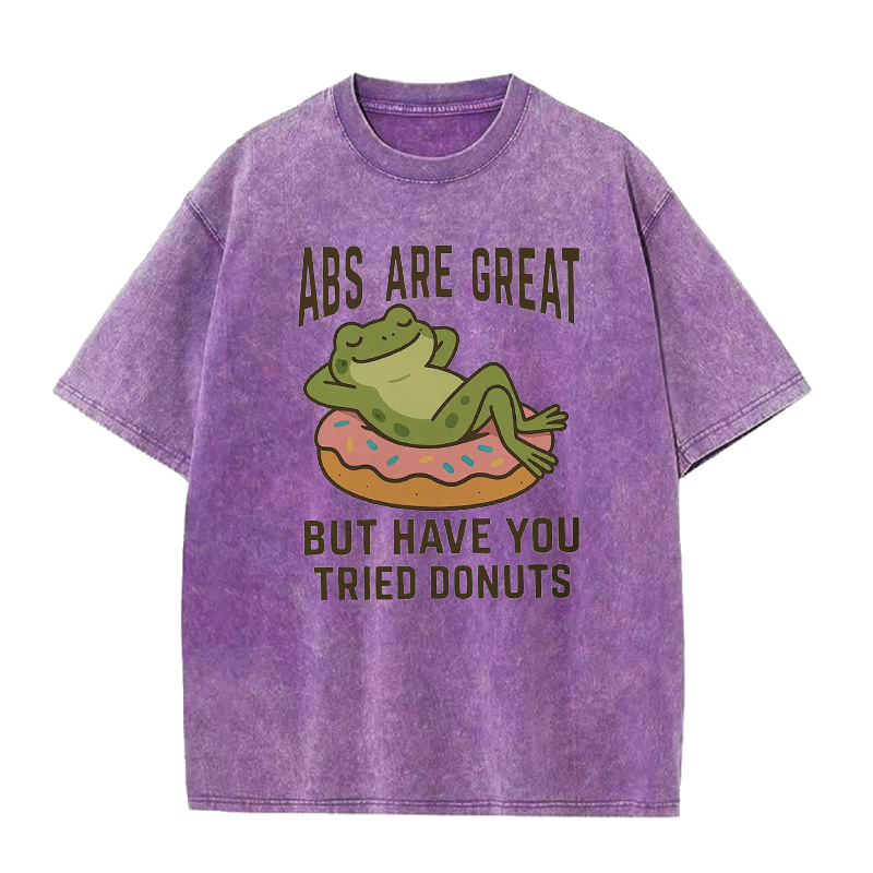 Funny Frog Donut Tee