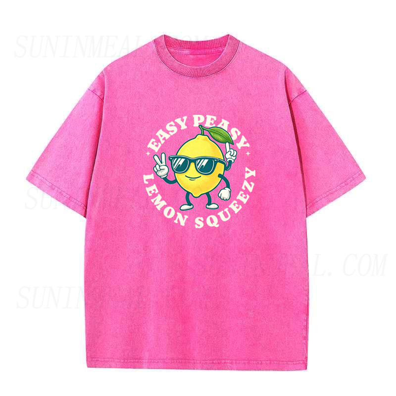 Vintage Easy Peasy Lemon Squeezy Unisex Tee