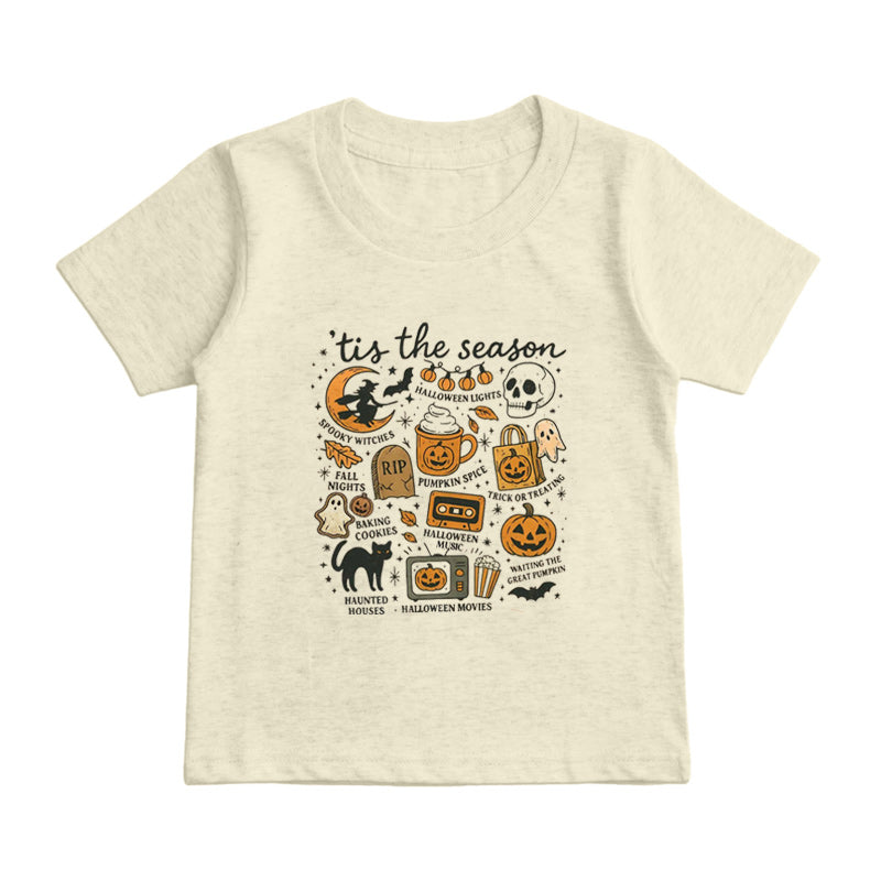 Halloween fall Ghost Kids T-Shirt