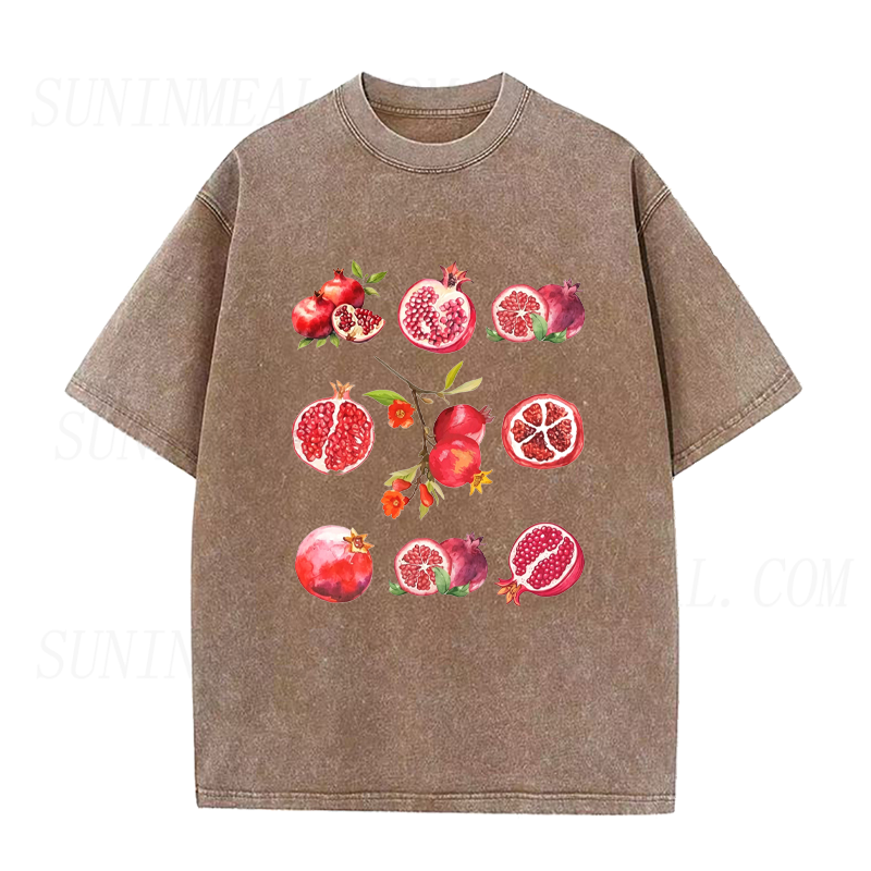Watercolor Pomegranate Collection Unisex Tee