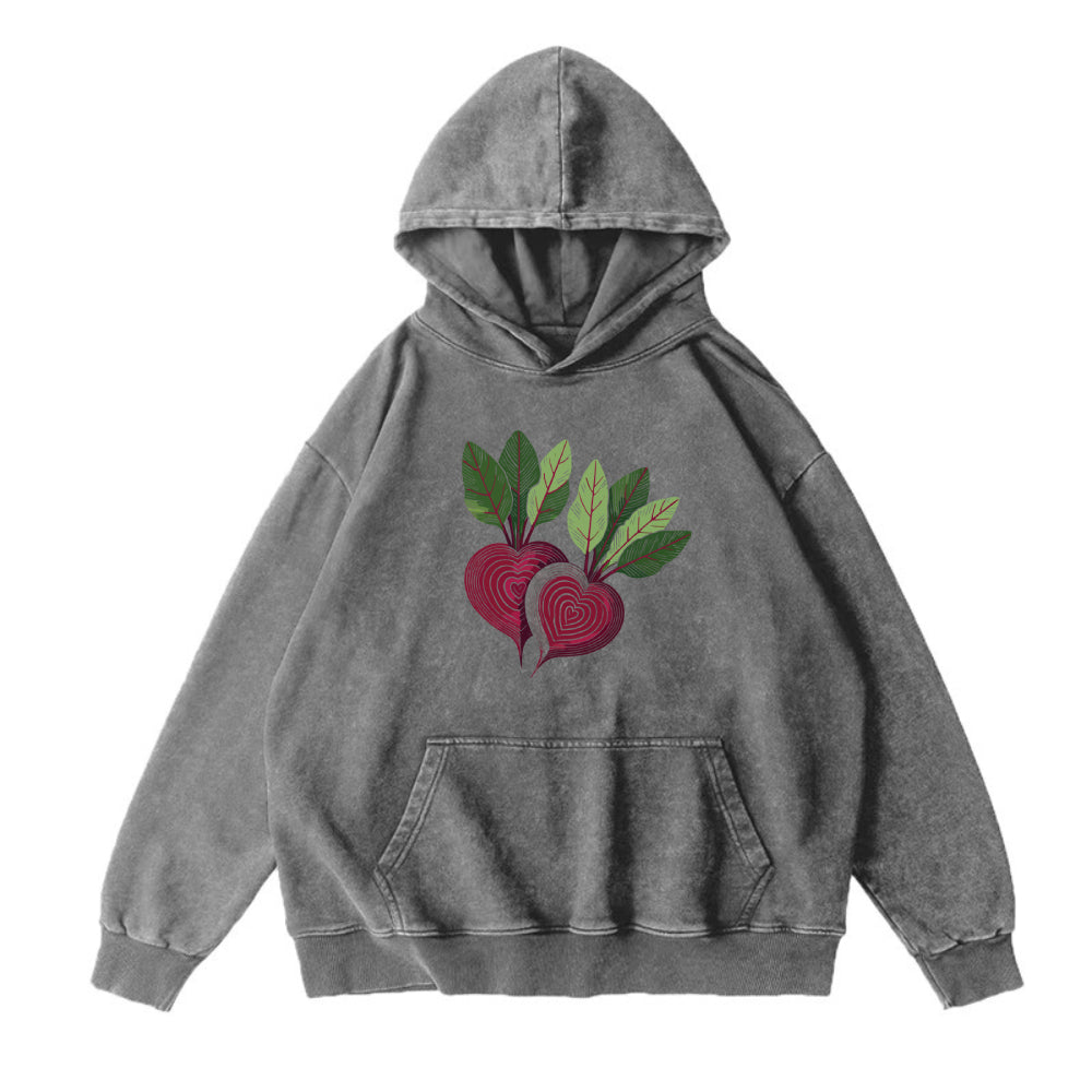 Beet heart Unisex Hoodie