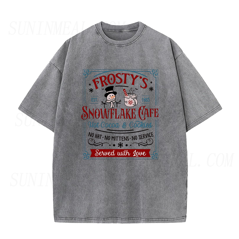 Frosty's Snowflake Cafe Unisex Tee