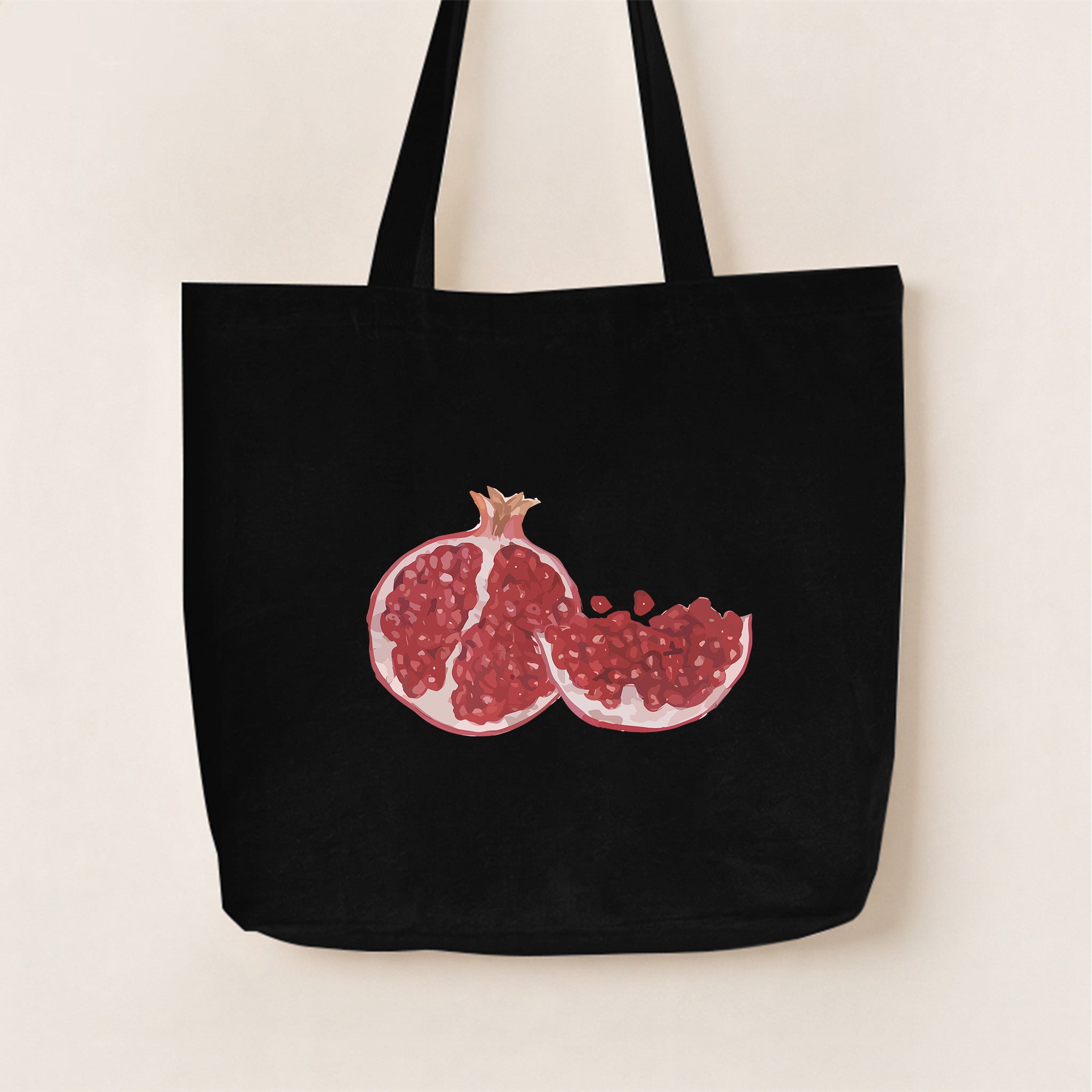 Pomegranate Canvas Tote Bag
