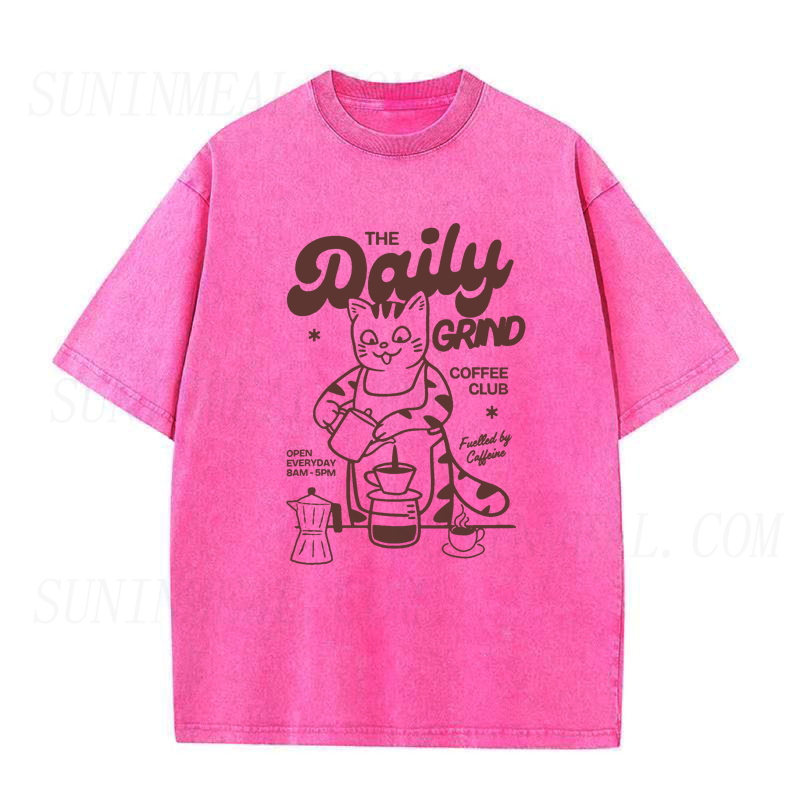 Funny Cat Coffee Tee
