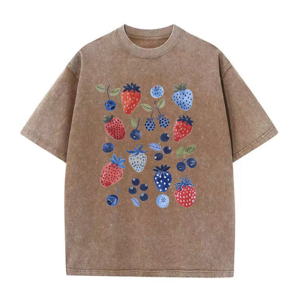 キュートなベリーのユニセックスTシャツ