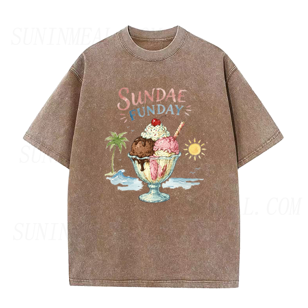 Sundae Funday Ice Cream Unisex Tee