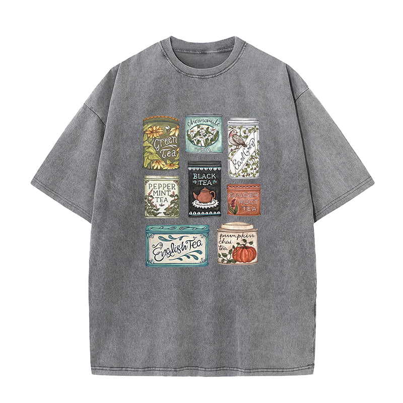 Vintage Tea Tins Unisex Tee