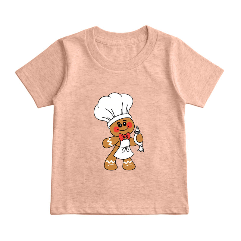 Gingerbread Chef Kids T-Shirt