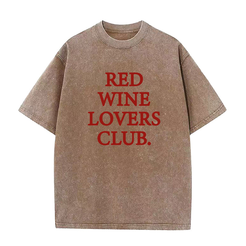 Red Wine lovers Club Unisex Tee
