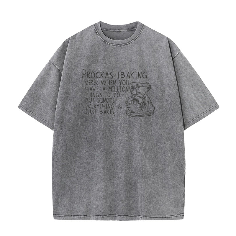 Procrastibaking Baking Unisex Tee