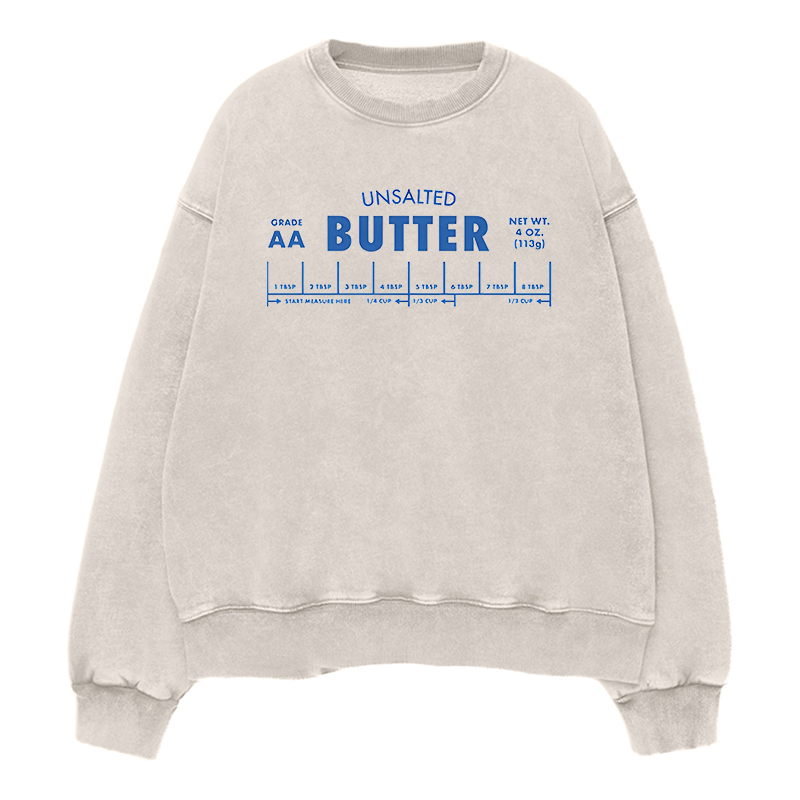 Unsalted Butter Unisex Crewneck Sweatshirt