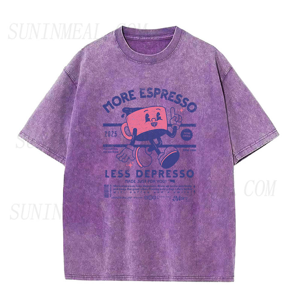 More Espresso Less Depresso Unisex Tee