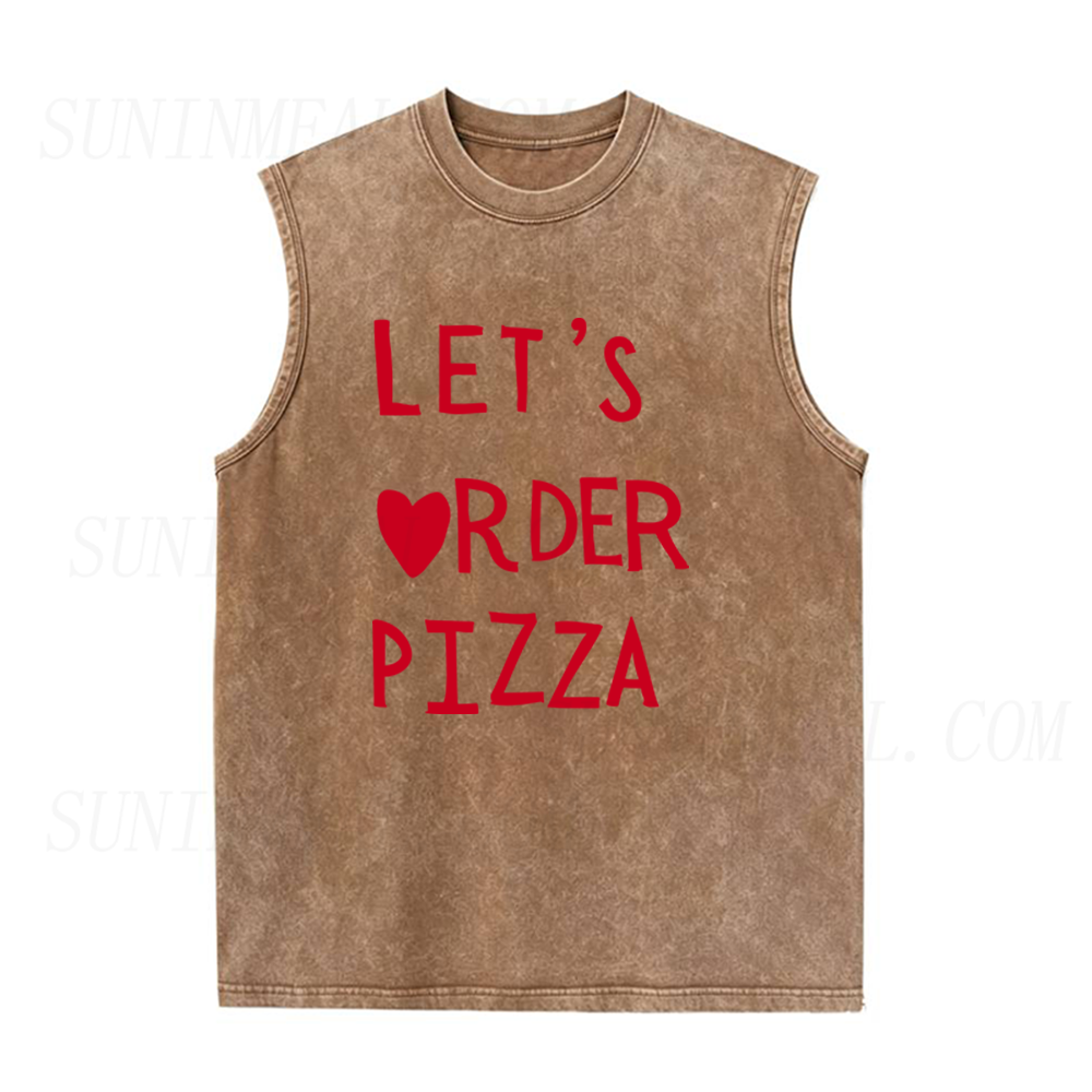Let's Order Pizza Unisex Tank Top