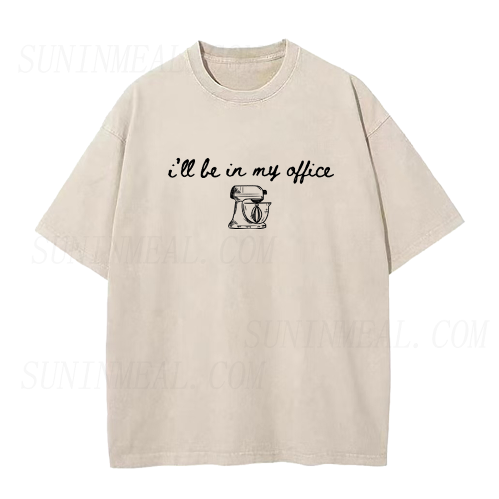 Vintage I'll Be In My Office Baking Unisex Tee