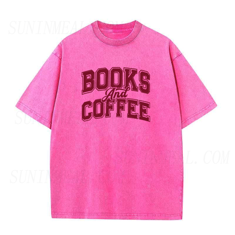 Books and Coffee Unisex Tee