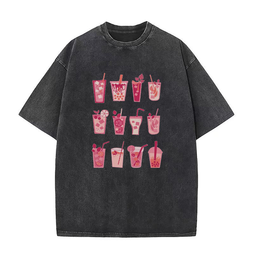 pink drinks Unisex Tee