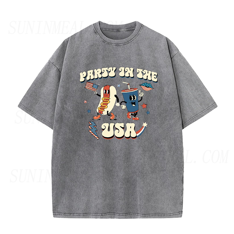 4th Of July party time Unisex Tee