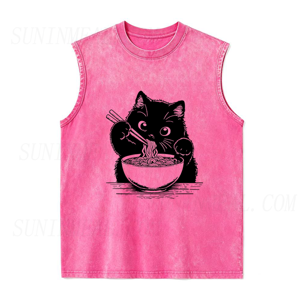 Ramen Cat Unisex Tank Top