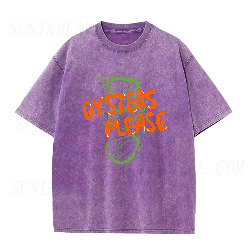 Oysters Please Unisex Tee