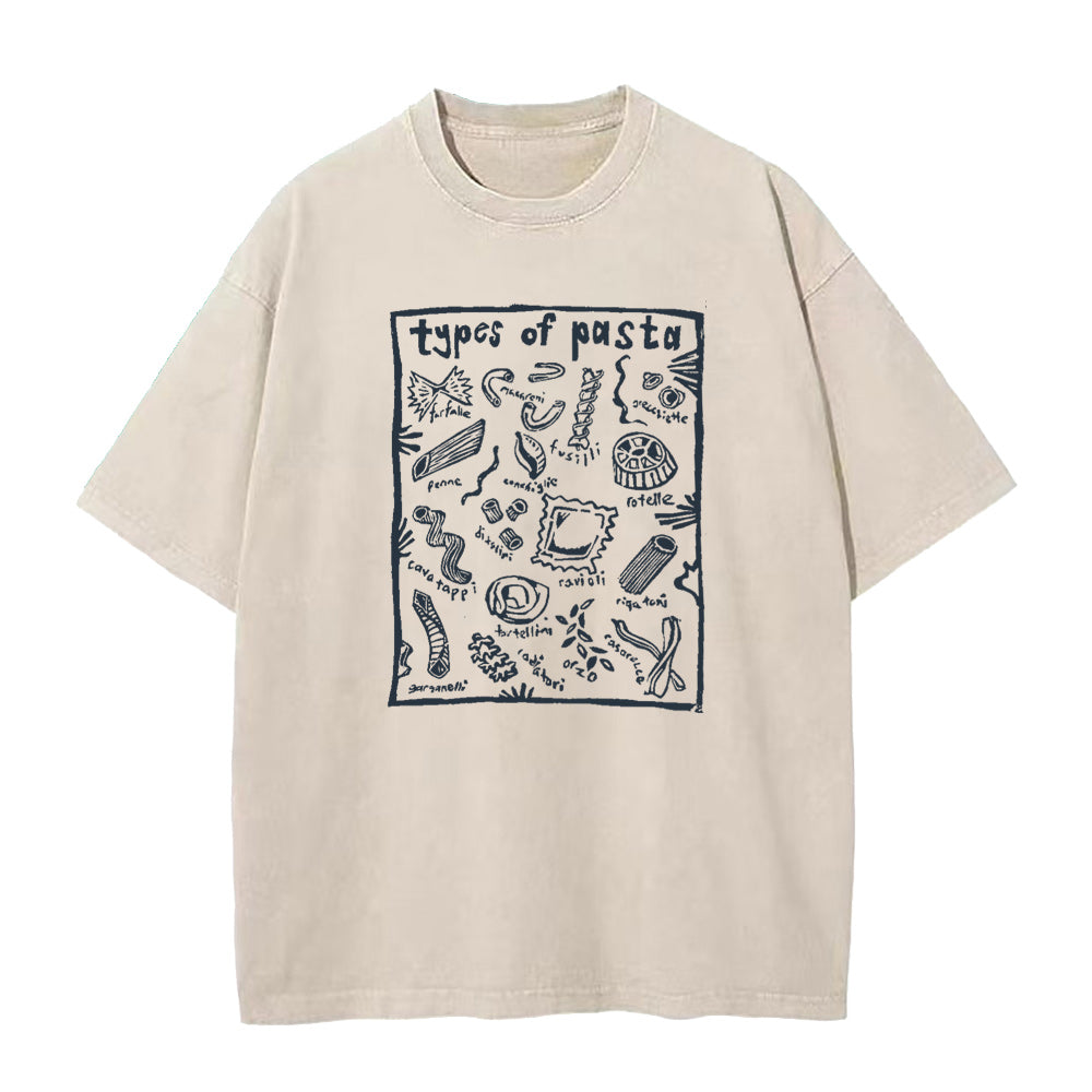 パスタの種類 ユニセックスTシャツ