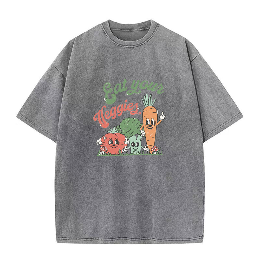 イート・ユア・ベジーズ ユニセックスTシャツ
