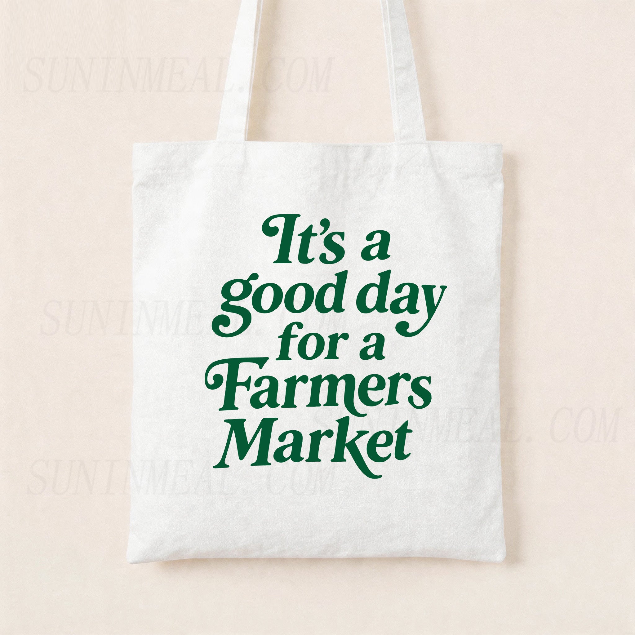 Good Day At The Farmers Market Canvas Tote Bag