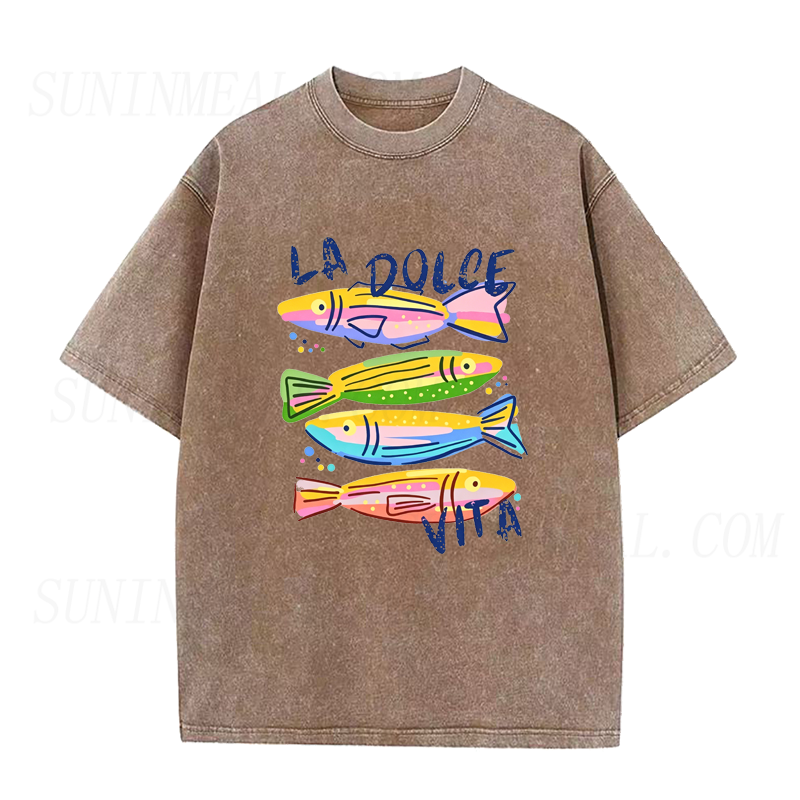 Fish & La Dolce Vita Unisex Tee