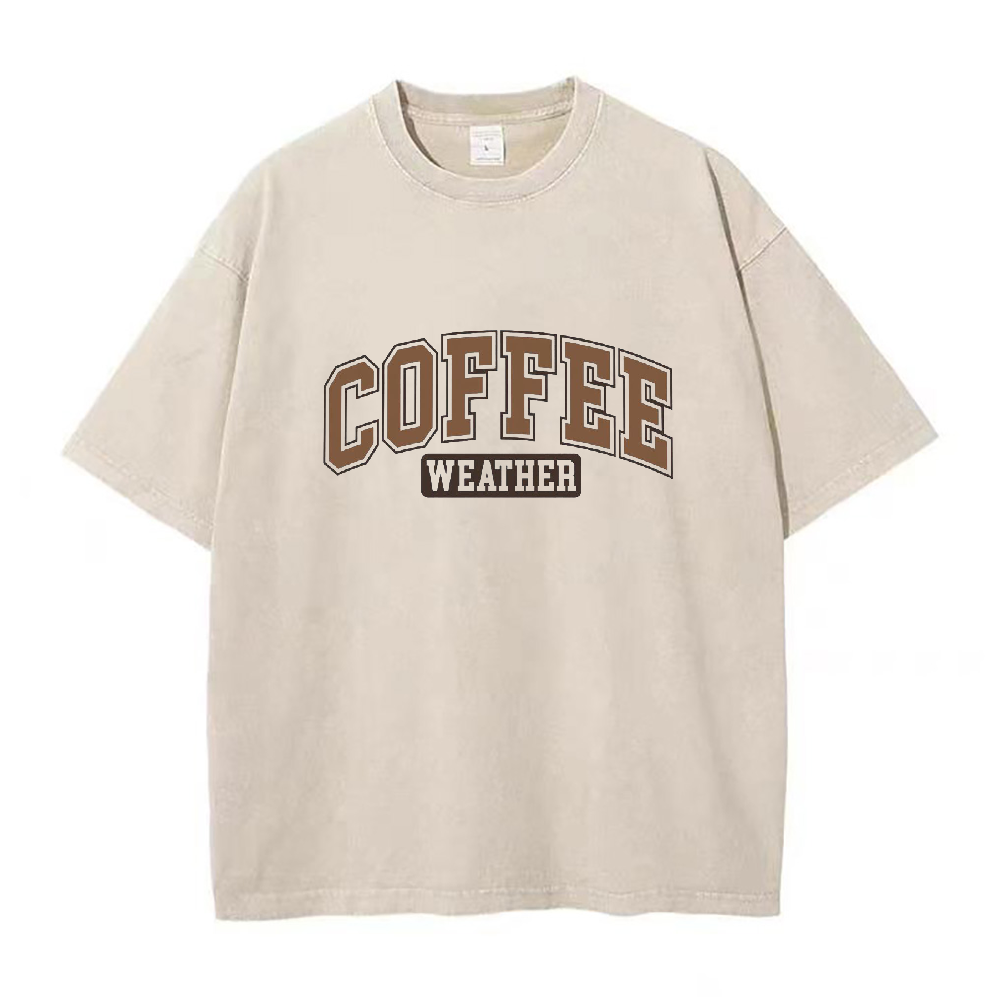 コーヒーウェザーユニセックスTシャツ