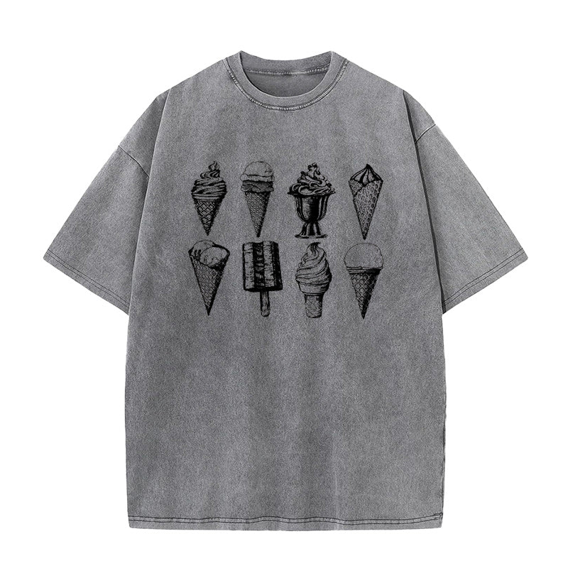 Minimalist Ice Cream Unisex Tee