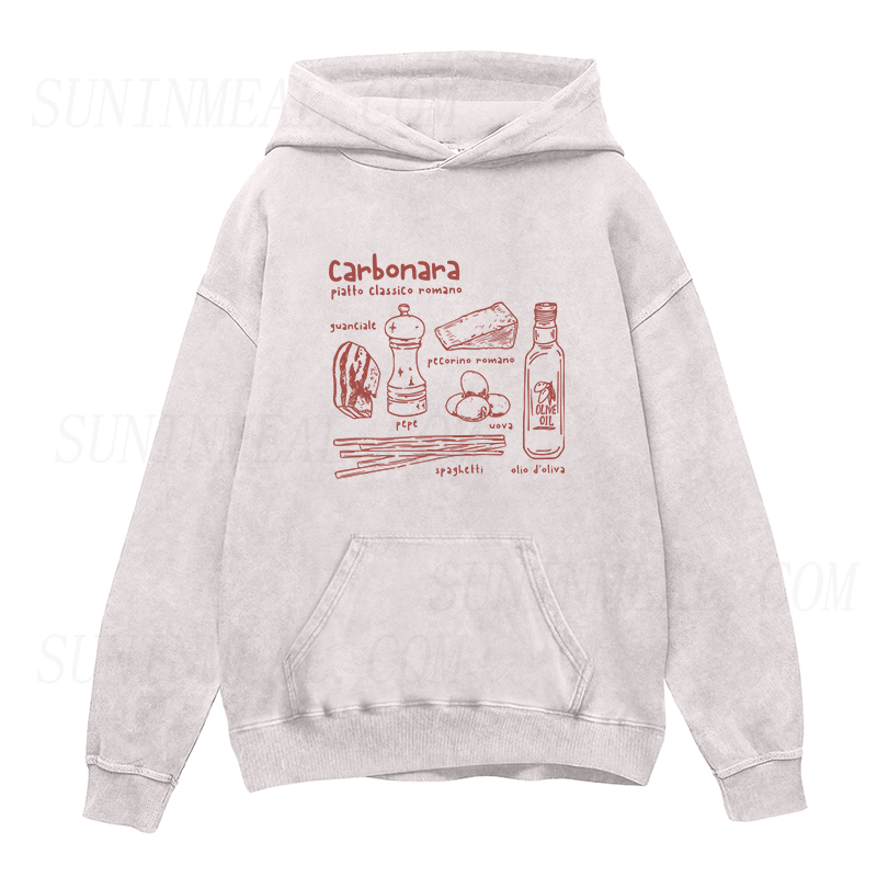 Carbonara Roma Pasta Unisex Hoodie
