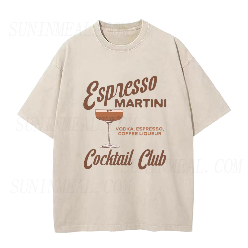 Espresso Martini Cocktail Club Unisex Tee