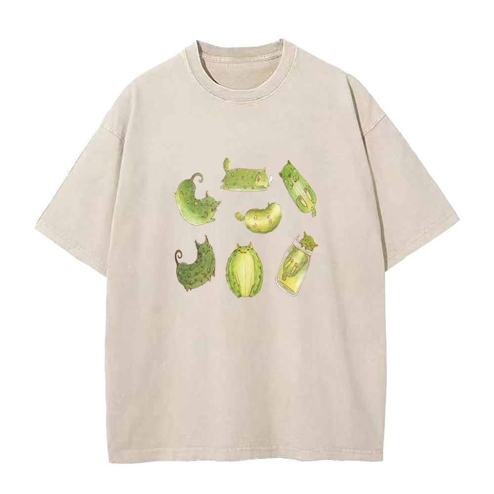 Pickle Cat Unisex Tee